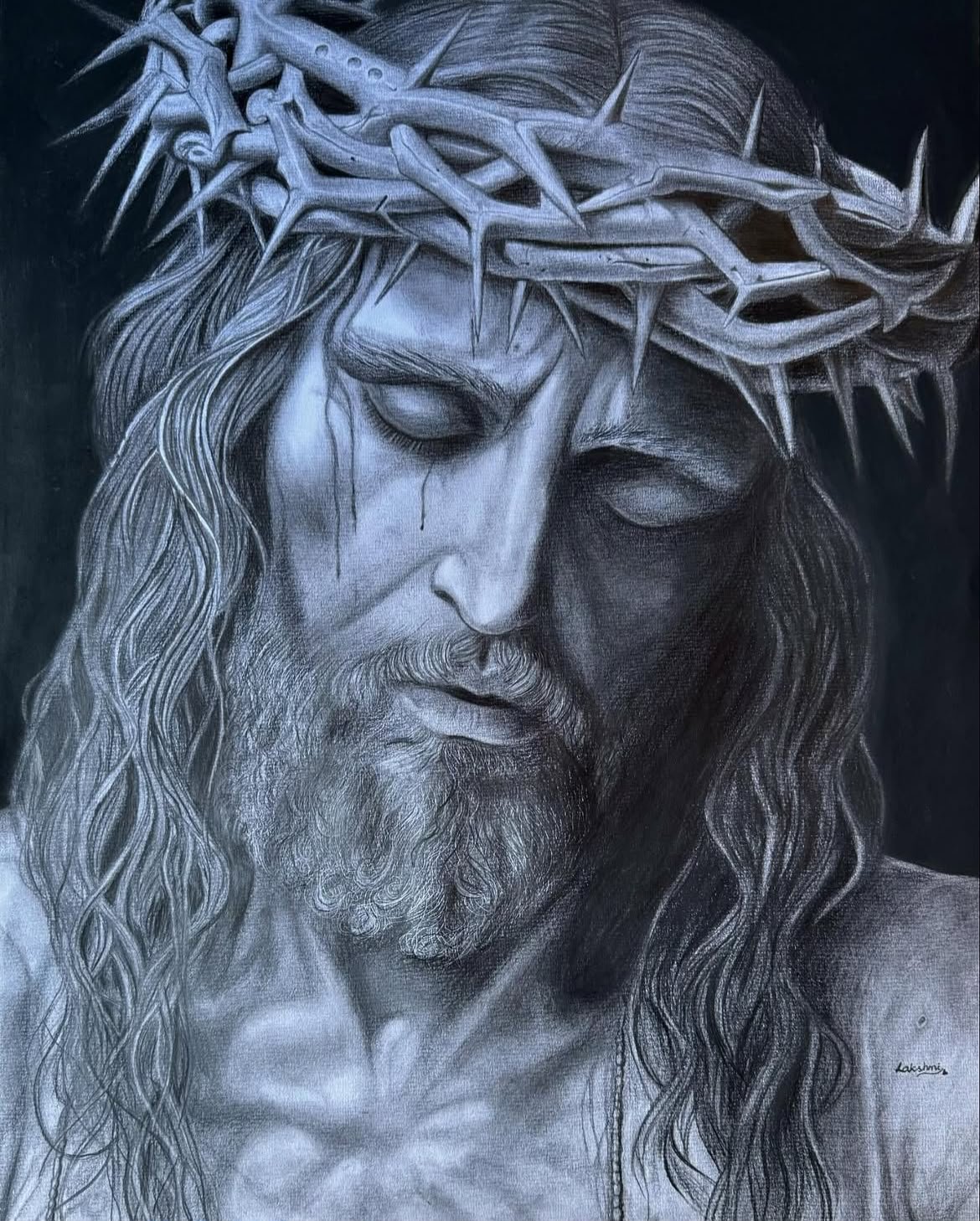 Crown of Thorns — artwork by Lakshmi Sridhar